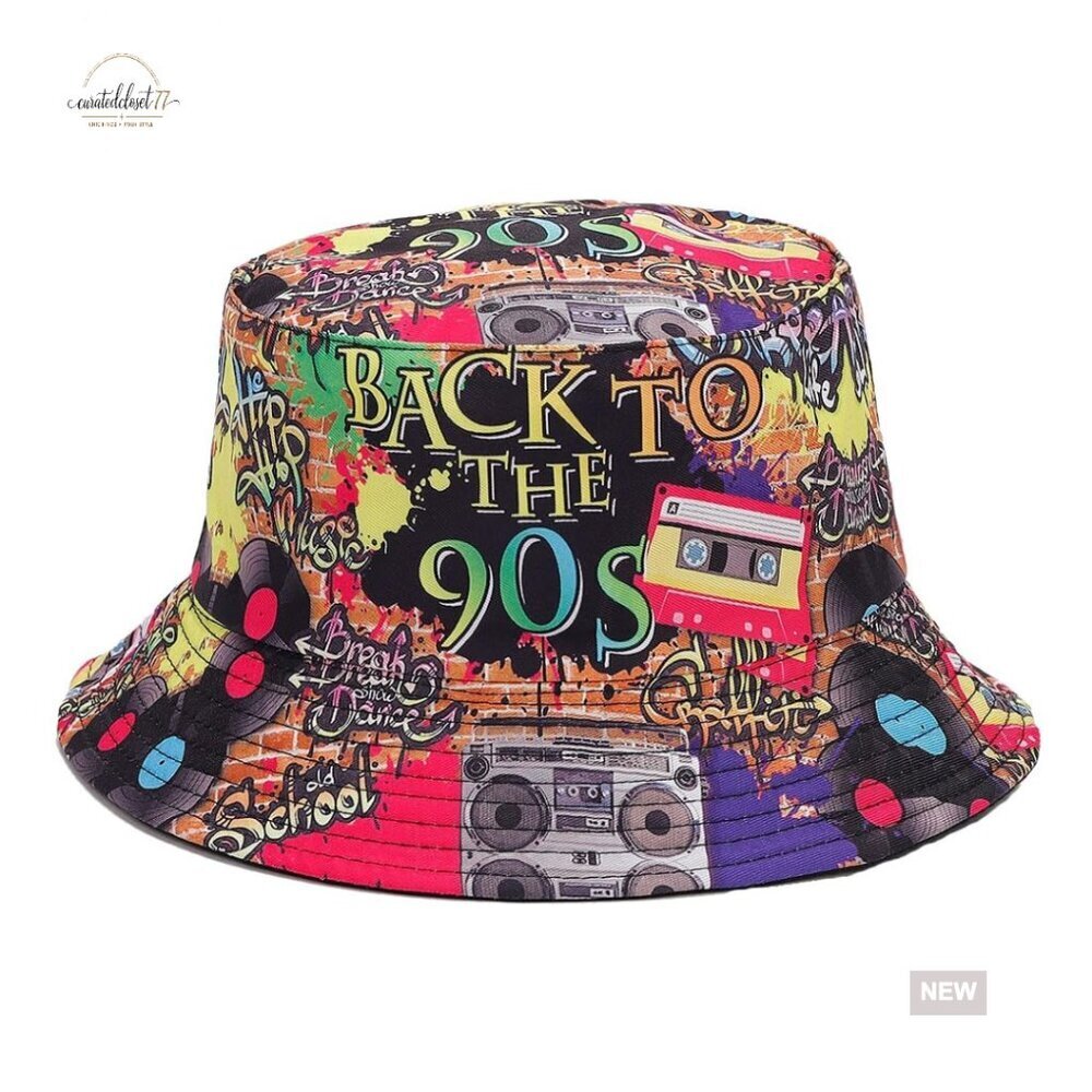 Reversible Packable Bucket Hat Unisex Sun Cap for Outdoor Activities